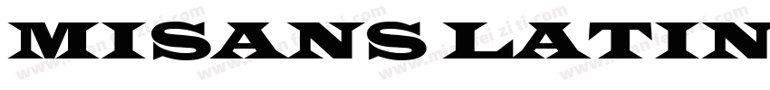MISANS LATIN VF HEAVYMISANS LATIN V字体转换
